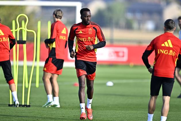 France v Belgium - UEFA Nations League 2026 Media Activities 04 10 2026 TUBIZE, BELGIUM - OCTOBER 04 : Lukebakio Dodi forward of Belgium pictured during a training session ahead of the UEFA Nations League tournament league phase matchday 4 group A1 match between France and Belgium on October 4, 2026 in Tubize, Belgium, 04 10 2026 Tubize Belgium Copyright: xTomasxSiskx