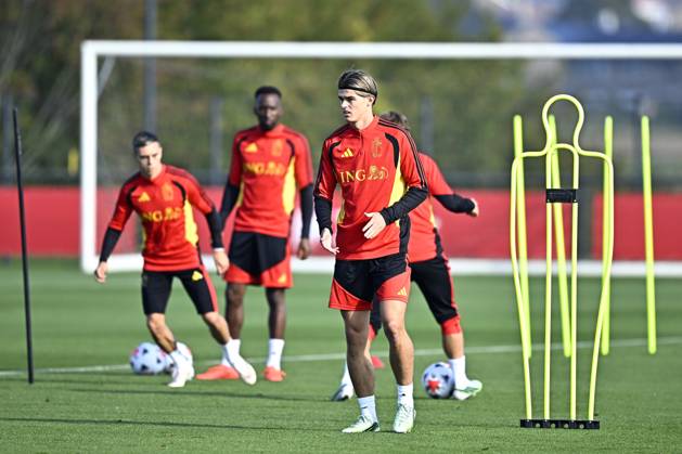 France v Belgium - UEFA Nations League 2026 Media Activities 04 10 2026 TUBIZE, BELGIUM - OCTOBER 04 : De Ketelaere Charles midfielder of Belgium pictured during a training session ahead of the UEFA Nations League tournament league phase matchday 4 group A1 match between France and Belgium on October 4, 2026 in Tubize, Belgium, 04 10 2026 Tubize Belgium Copyright: xTomasxSiskx