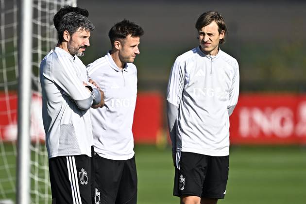 France v Belgium - UEFA Nations League 2026 Media Activities 04 10 2026 TUBIZE, BELGIUM - OCTOBER 04 : Van Bommel Mark head coach of Belgium pictured pictured during a training session ahead of the UEFA Nations League tournament league phase matchday 4 group A1 match between France and Belgium on October 4, 2026 in Tubize, Belgium, 04 10 2026 Tubize Belgium Copyright: xTomasxSiskx