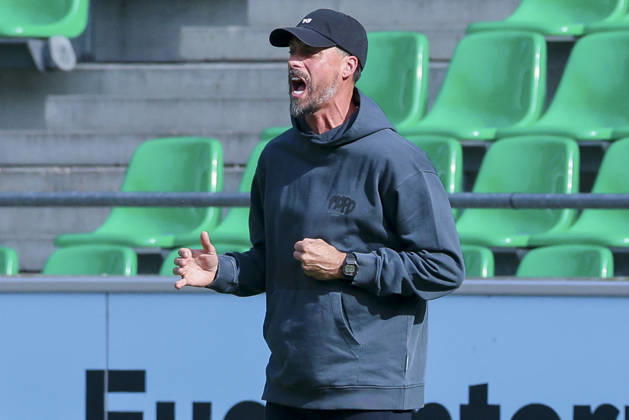 Hannover 96 coach Sandro Wagner looks disappointed during the friendly match between Hannover 96 and SC Verl, Heinz von Heiden Arena on October 3, 2026, in Hannover, Germany. Photo by Marco Steinbrenner, DeFodi Images. Coach Sandro Wagner of Hannover 96 looks dejected during the friendly match between Hannover 96 and SC Verl at Heinz von Heiden Arena on October 3, 2026 in Hannover, Germany. Photo by Marco Steinbrenner, DeFodi Images. Photo by Marco Steinbrenner, DeFodi Images