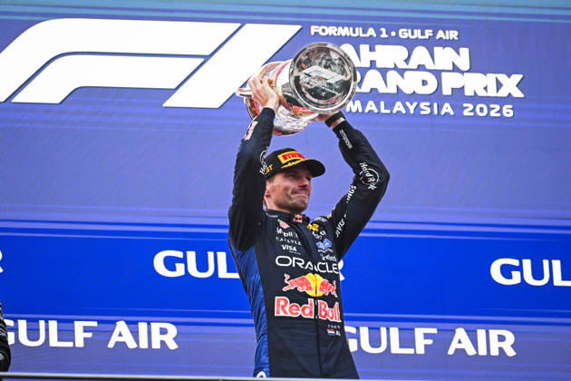 F1 - BAHRAIN GRAND PRIX IN MALAYSIA 2026 Podium, VERSTAPPEN Max (nld), Red Bull Racing Ford RB22, portrait during the 2026 Formula 1 Bahrain Grand Prix in Malaysia, 16th round of the 2026 Formula One World Championship, WM, Weltmeisterschaft from October 2 to 4, 2026 on the Sepang International Circuit, in Sepang, Malaysia - SepangMalaysia Copyright: xDPPIx