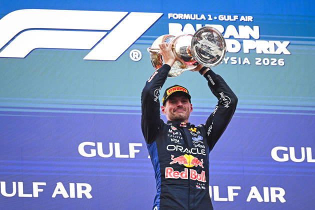 F1 - BAHRAIN GRAND PRIX IN MALAYSIA 2026 Podium, VERSTAPPEN Max (nld), Red Bull Racing Ford RB22, portrait during the 2026 Formula 1 Bahrain Grand Prix in Malaysia, 16th round of the 2026 Formula One World Championship, WM, Weltmeisterschaft from October 2 to 4, 2026 on the Sepang International Circuit, in Sepang, Malaysia - SepangMalaysia Copyright: xDPPIx