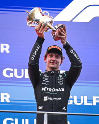 F1 - BAHRAIN GRAND PRIX IN MALAYSIA 2026 Podium, KIMI ANTONELLI Andrea (ita), Mercedes AMG F1 Team W16, portrait during the 2026 Formula 1 Bahrain Grand Prix in Malaysia, 16th round of the 2026 Formula One World Championship, WM, Weltmeisterschaft from October 2 to 4, 2026 on the Sepang International Circuit, in Sepang, Malaysia - SepangMalaysia Copyright: xDPPIx