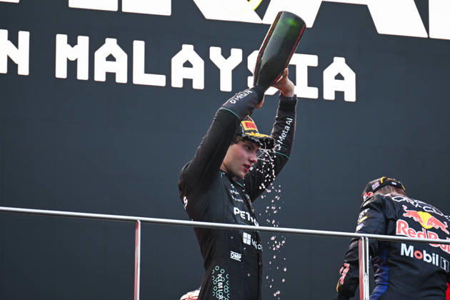 F1 - BAHRAIN GRAND PRIX IN MALAYSIA 2026 Podium, KIMI ANTONELLI Andrea (ita), Mercedes AMG F1 Team W16, portrait during the 2026 Formula 1 Bahrain Grand Prix in Malaysia, 16th round of the 2026 Formula One World Championship, WM, Weltmeisterschaft from October 2 to 4, 2026 on the Sepang International Circuit, in Sepang, Malaysia - SepangMalaysia Copyright: xDPPIx