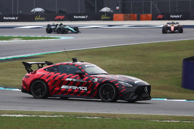 F1 Bahrain Grand Prix In Malaysia SEPANG, MALAYSIA - OCTOBER 4: Safety Car during the Formula 1 Bahrain Grand Prix at Sepang International Circuit in Sepang, Malaysia on October 4, 2026. Jakub Porzycki Anadolu Sepang Malaysia. Editorial use only. Please get in touch for any other usage. Copyright: x2026xAnadoluxJakubxPorzyckix