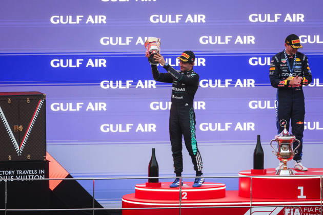 F1 - BAHRAIN GRAND PRIX IN MALAYSIA 2026 podium KIMI ANTONELLI Andrea (ita), Mercedes AMG F1 Team W17, portrait during the 2026 Formula 1 Bahrain Grand Prix in Malaysia, 16th round of the 2026 Formula One World Championship, WM, Weltmeisterschaft from October 2 to 4, 2026 on the Sepang International Circuit, in Sepang, Malaysia - SepangMalaysia Copyright: xANTONINxVINCENTx