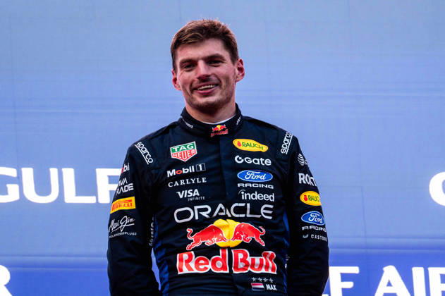 F1 - BAHRAIN GRAND PRIX IN MALAYSIA 2026 podium VERSTAPPEN Max (nld), Red Bull Racing Ford RB22, portrait during the 2026 Formula 1 Bahrain Grand Prix in Malaysia, 16th round of the 2026 Formula One World Championship, WM, Weltmeisterschaft from October 2 to 4, 2026 on the Sepang International Circuit, in Sepang, Malaysia - SepangMalaysia Copyright: xALBERTOxVIMERCATIx