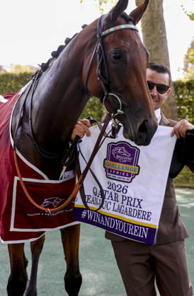 HORSE RACING 2026: Qatar Prix De LÃ¢â‚¬â ¢Arc De Triomphe Day Longchamp OCT 04 October 4, 2026, Paris, USA: Amusingly (GB) (10) ridden by Colin Keane wins the Qatar Prix Jean-luc Lagardere (Group 1) during Qatar Prix de lÃ¢â‚¬â ¢arc de Triomphe day at Longchamp Racecourse in Paris, France on October 4, 2026. Sandra Scherning Eclipse Sportswire CSM(Credit Image: Â Sandra Scherning Cal Media) Paris USA EDITORIAL USE ONLY Copyright: xx ZUMA-20261004_faf_cs17_051.jpg SandraxScherningx csmphotothree530706