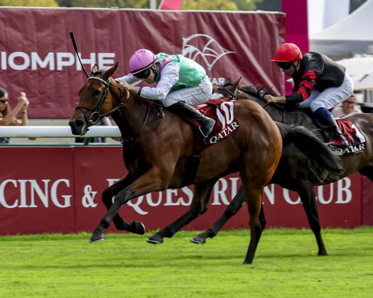 HORSE RACING 2026: Qatar Prix De LÃ¢â‚¬â ¢Arc De Triomphe Day Longchamp OCT 04 October 4, 2026, Paris, USA: Amusingly (GB) (10) ridden by Colin Keane wins the Qatar Prix Jean-luc Lagardere (Group 1) during Qatar Prix de lÃ¢â‚¬â ¢arc de Triomphe day at Longchamp Racecourse in Paris, France on October 4, 2026. Sandra Scherning Eclipse Sportswire CSM(Credit Image: Â Sandra Scherning Cal Media) Paris USA EDITORIAL USE ONLY Copyright: xx ZUMA-20261004_faf_cs17_041.jpg SandraxScherningx csmphotothree530716