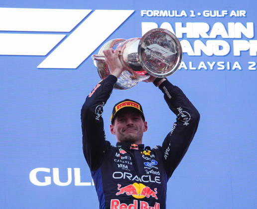 October 4, 2026, Sepang, Selangor, Malaysia: Oracle Red Bull Racing driver Max Verstappen (3) celebrates on the podium after winning the Formula 1 Gulf Air Bahrain Grand Prix in Malaysia at the PETRONAS Sepang International Circuit, in Sepang, Selangor, Malaysia. Sepang Malaysia - ZUMAk197 20261004_zsp_k197_010 Copyright: xRanjithxKumarx