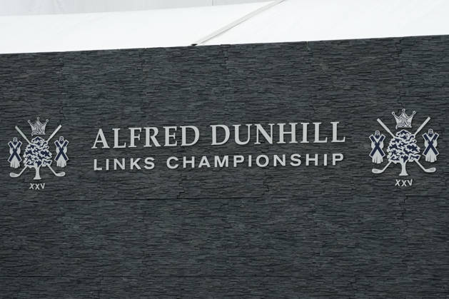 RECORD DATE NOT STATED 4th October 2026; Old Course at St Andrews, Mount Melville, Scotland; DP World Tour Golf, Alfred Dunhill Links Championship, Final Day; Alfred Dunhilll Links Championship signage AlecxBrown