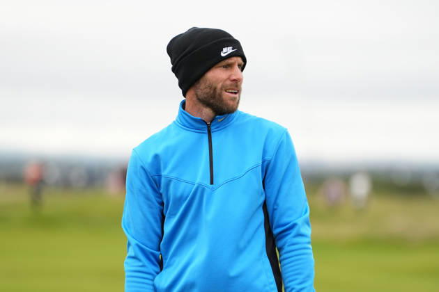 RECORD DATE NOT STATED 4th October 2026; Old Course at St Andrews, Mount Melville, Scotland; DP World Tour Golf, Alfred Dunhill Links Championship, Final Day; James Milner, former professional football player on the 17th hole AlecxBrown