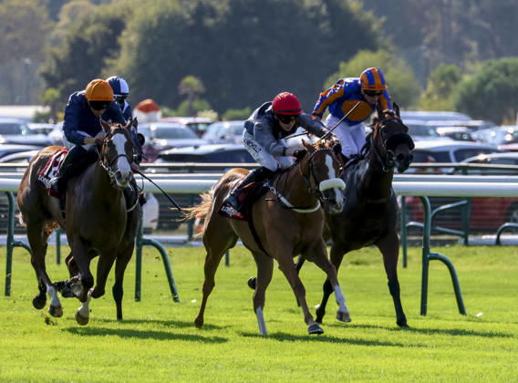 October 4, 2026, Paris, USA: Miss Yechance (9) ridden by Jack Nicholls wins the Prix De Lâ€⠢abbaye Longchamp Longines (Group 1) during Qatar Prix de lâ€⠢arc de Triomphe day at Longchamp Racecourse in Paris, France on October 4, 2026. Eclipse Sportswire CSM Paris USA - ZUMAcs17 20261004_faf_cs17_054 Copyright: xSandraxScherningx