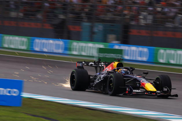 4th October 2026; Sepang IC, Kuala Lumpur, Malaysia; Formula 1, Bahrain Grand Prix, Race Day; Max Verstappen (3) of Netherlands and Oracle Red Bull Racing during the race StephenxBlackberry