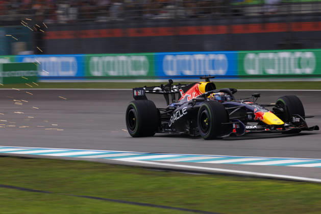 4th October 2026; Sepang IC, Kuala Lumpur, Malaysia; Formula 1, Bahrain Grand Prix, Race Day; Max Verstappen (3) of Netherlands and Oracle Red Bull Racing during the race StephenxBlackberry