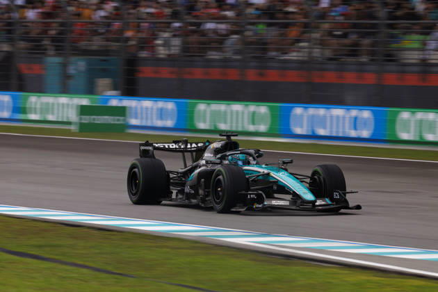 4th October 2026; Sepang IC, Kuala Lumpur, Malaysia; Formula 1, Bahrain Grand Prix, Race Day; George Russell (63) of Great Britain and Mercedes-AMG PETRONAS Formula One Team during the race StephenxBlackberry