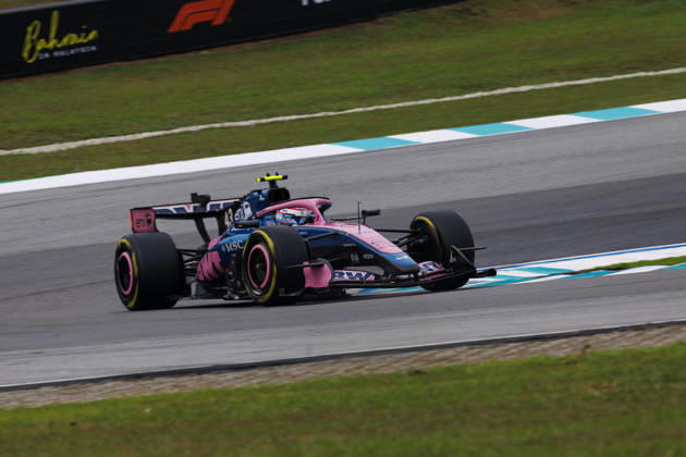 4th October 2026; Sepang IC, Kuala Lumpur, Malaysia; Formula 1, Bahrain Grand Prix, Race Day; Franco Colapinto (43) of Argentina and BWT Alpine Formula One Team during the race StephenxBlackberry