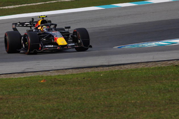 4th October 2026; Sepang IC, Kuala Lumpur, Malaysia; Formula 1, Bahrain Grand Prix, Race Day; Isack Hadjar (6) of France and Oracle Red Bull Racing during the race StephenxBlackberry