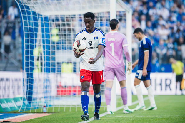 Friendly Match: Hamburger SV vs. FC Copenhagen, October 4, 2026; Albert Sambi Lokonga, Hamburger SV; 6 corner kicks; Soccer; Friendly Match: Hamburger SV vs. FC Copenhagen on October 4, 2026, at the Volksparkstadion, Hamburg. DFL regulations prohibit any use of photographs as image sequences and or quasi-video. Copyright: xBEAUTIFULxSPORTS Tonhäuserx
