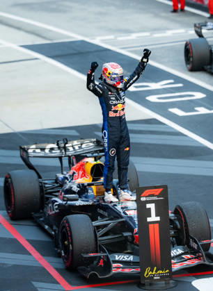 2026 Malaysian Grand Prix - Max Verstappen MAX VERSTAPPEN 1 (NED) of Oracle Red Bull Racing (Red Bull Racing RB22) celebrating his win on Sunday Race Day during the 2026 Formula 1 Gulf Air Bahrain Grand Prix in Malaysia at Sepang International Circuit in Kuala Lumpur, Malaysia, on October 4, 2026. Photo by Antoine LAPEYRE Reveries Agency ABACAPRESS.COM Kuala Lumpur Malaysia  Copyright: xAntoinexLapeyre ReveriesxAgency ABACAx