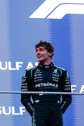 2026 Malaysian Grand Prix - Podium ANDREA KIMI ANTONELLI (ITA) of Mercedes-AMG PETRONAS Formula One Team PARC FERME Driver’s Parade on Sunday during the 2026 Formula 1 Gulf Air Bahrain Grand Prix in Malaysia at Sepang International Circuit on October 4, 2026. Photo by Tan Jun Da ABACAPRESS.COM Kuala Lumpur Malaysia Copyright: xJunxDaxTan ABACAx