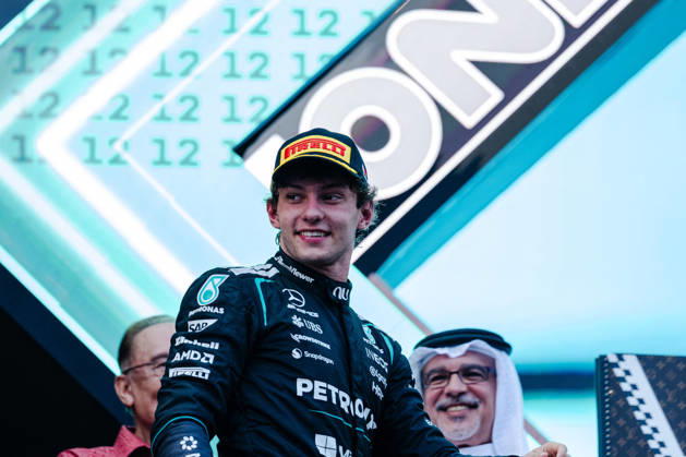 2026 Malaysian Grand Prix - Podium ANDREA KIMI ANTONELLI (ITA) of Mercedes-AMG PETRONAS Formula One Team PARC FERME Driver’s Parade on Sunday during the 2026 Formula 1 Gulf Air Bahrain Grand Prix in Malaysia at Sepang International Circuit on October 4, 2026. Photo by Tan Jun Da ABACAPRESS.COM Kuala Lumpur Malaysia Copyright: xJunxDaxTan ABACAx