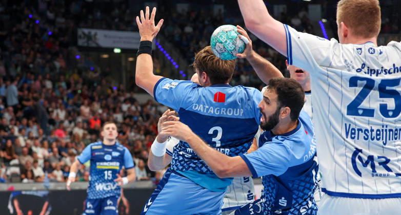 October 4, 2026, Germany, Stuttgart, Opel HBL, 2026–2027 Bundesliga, TVB Stuttgart vs. TBV Lemgo Lippe, Mohamed Amine Darmoul (TVB)