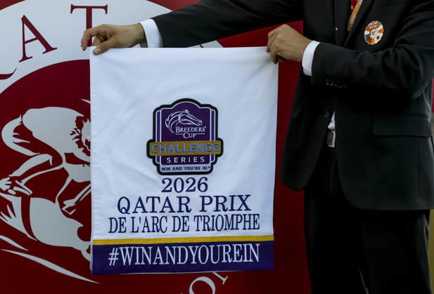 HORSE RACING 2026: Qatar Prix De Lâ€⠢Arc De Triomphe Day Longchamp OCT 04 October 4, 2026, Paris, USA: Daryz (1) ridden by Mickael Barzalona wins the Qatar Prix de lâ€⠢arc de Triomphe (Group 1) at Longchamp Racecourse in Paris, France on October 4, 2026. Sandra Scherning Eclipse Sportswire CSM(Credit Image:  Sandra Scherning Cal Media) Paris USA EDITORIAL USE ONLY Copyright: xx ZUMA-20261004_faf_cs17_067.jpg SandraxScherningx csmphotothree530736