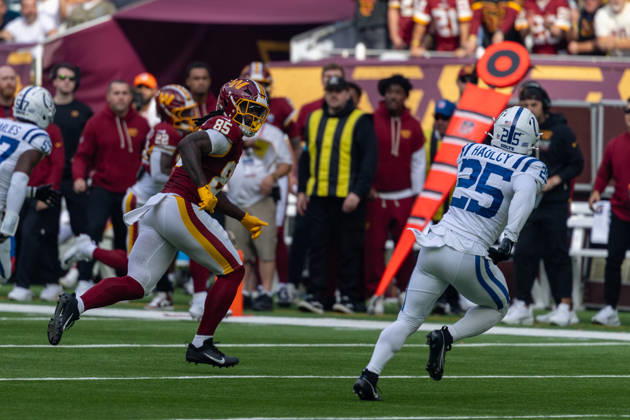Indianapolis Colts vs Washington Commanders, American Football, NFL, American Football Herren, USA Week 4, 2026, 04.10.2026 Tottenham Tottenham Hotspur Stadium Vereinigtes Königreich Copyright: xPFA ThomasxMummertx