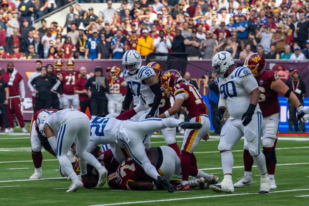 Indianapolis Colts vs Washington Commanders, American Football, NFL, American Football Herren, USA Week 4, 2026, 04.10.2026 Tottenham Tottenham Hotspur Stadium Vereinigtes Königreich Copyright: xPFA ThomasxMummertx