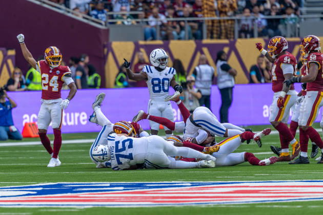 Indianapolis Colts vs Washington Commanders, American Football, NFL, American Football Herren, USA Week 4, 2026, 04.10.2026 Tottenham Tottenham Hotspur Stadium Vereinigtes Königreich Copyright: xPFA ThomasxMummertx