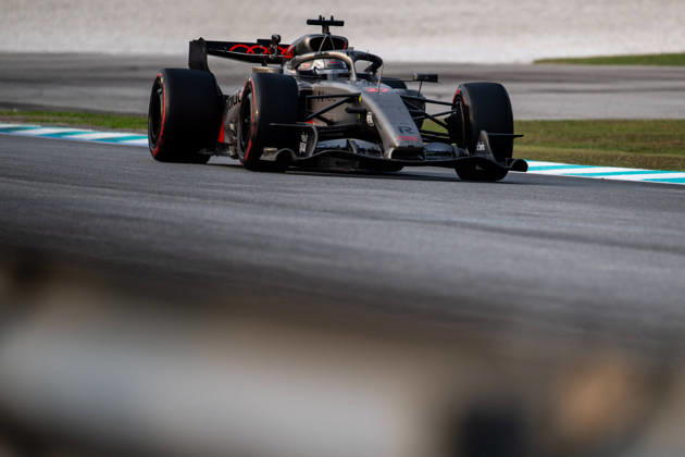 F1 - BAHRAIN GRAND PRIX IN MALAYSIA 2026 27 HULKENBERG Nico (ger), Audi F1 Team , action during the 2026 Formula 1 Bahrain Grand Prix in Malaysia, 16th round of the 2026 Formula One World Championship, WM, Weltmeisterschaft from October 2 to 4, 2026 on the Sepang International Circuit, in Sepang, Malaysia - SepangMalaysia Copyright: xALBERTOxVIMERCATIx