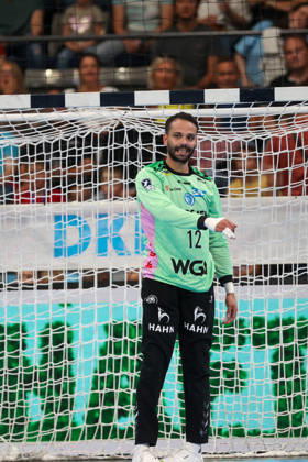 Mohamed El Tayar TVB Stuttgart, 12 GER, TVB Stuttgart vs. TBV Lemgo Lippe, Handball, Opel Handball Bundesliga, Matchday 6, 2026–2027 Season, October 4, 2026 GER, TVB Stuttgart vs. TBV Lemgo Lippe, Handball, Opel Handball Bundesliga, Matchday 6, 2026–2027 season, October 4, 2026 Stuttgart Copyright: xEibner-Pressefoto SoerenxHerwegx EP_SHG