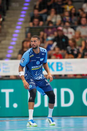 Philipp Ahouansou, TVB Stuttgart, 5 GER, TVB Stuttgart vs. TBV Lemgo Lippe, Handball, Opel Handball Bundesliga, Matchday 6, 2026–2027 Season, October 4, 2026 GER, TVB Stuttgart vs. TBV Lemgo Lippe, Handball, Opel Handball Bundesliga, Matchday 6, 2026–2027 season, October 4, 2026 Stuttgart Copyright: xEibner-Pressefoto SoerenxHerwegx EP_SHG