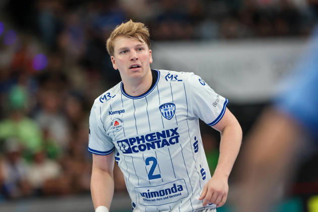 Lukas Hutecek, TBV Lemgo Lippe, 2 GER, TVB Stuttgart vs. TBV Lemgo Lippe, Handball, Opel Handball Bundesliga, Matchday 6, 2026–2027 Season, October 4, 2026 GER, TVB Stuttgart vs. TBV Lemgo Lippe, Handball, Opel Handball Bundesliga, Matchday 6, 2026–2027 season, October 4, 2026 Stuttgart Copyright: xEibner-Pressefoto SoerenxHerwegx EP_SHG