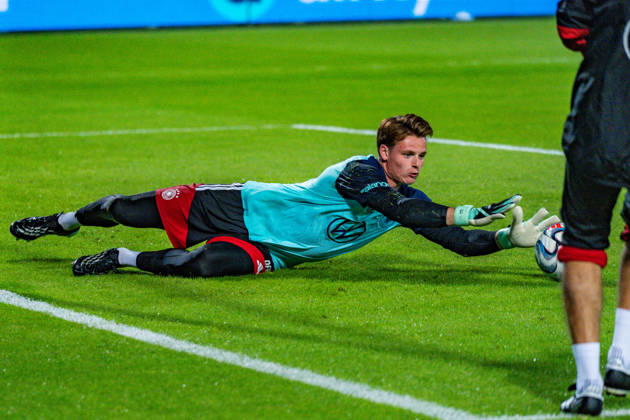 Nations League, Group A, Matchday 4, Greece vs. Germany at Toumba Stadium in Thessaloniki Jonas Urbig, Germany Copyright: xBahhoxKarax