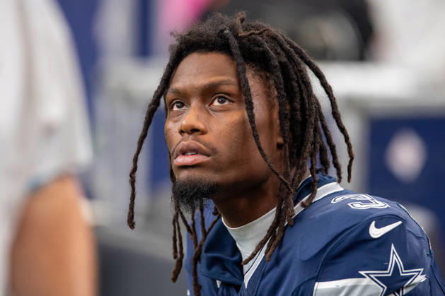 October 4, 2026: Dallas Cowboys wide receiver George Pickens (3) during a game between the Dallas Cowboys and the Houston Texans in Houston, TX. .. CSM NFL, American Football Herren, USA 2026: Cowboys Vs Texans OCT 04 - ZUMAc04_ 20261004_zma_c04_052 Copyright: xTraskxSmithx