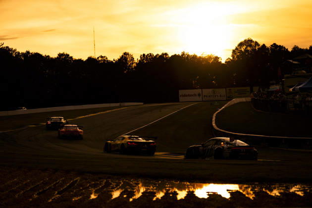 AUTO - IMSA - PETIT LE MANS 2026 77 KING Harry (gbr), PICARIELLO Alessio (bel), TANDY Nick (gbr), AO Racing, Porsche 911 GT3 R (992.2), action, 03 GARCIA Antonio (esp), KIRCHHOFER Marvin (ger), SIMS Alexander (gbr), Corvette Racing by Pratt Miller Motorsports, Chevrolet Corvette Z06 GT3.R, action during the 2026 Motul Petit Le Mans, 11th round of the 2026 IMSA WeatherTech SportsCar Championship, from October 1 to 3, 2026 on the Michelin Raceway Road Atlanta in Braselton, Georgia, United States of America - BraseltonUnited States Copyright: xFabrizioxBoldonix