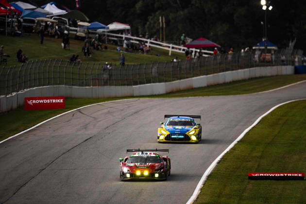 AUTO - IMSA - PETIT LE MANS 2026 21 FUOCO Antonio (ita), MANN Simon (gbr), WADOUX Lilou (fra), AF Corse, Ferrari 296 GT3 Evo, action during the 2026 Motul Petit Le Mans, 11th round of the 2026 IMSA WeatherTech SportsCar Championship, from October 1 to 3, 2026 on the Michelin Raceway Road Atlanta in Braselton, Georgia, United States of America - BraseltonUnited States  Copyright: xFabrizioxBoldonix