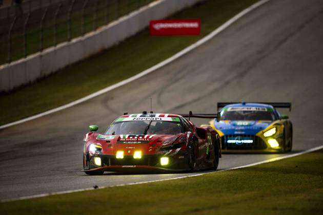 AUTO - IMSA - PETIT LE MANS 2026 21 FUOCO Antonio (ita), MANN Simon (gbr), WADOUX Lilou (fra), AF Corse, Ferrari 296 GT3 Evo, action during the 2026 Motul Petit Le Mans, 11th round of the 2026 IMSA WeatherTech SportsCar Championship, from October 1 to 3, 2026 on the Michelin Raceway Road Atlanta in Braselton, Georgia, United States of America - BraseltonUnited States  Copyright: xFabrizioxBoldonix