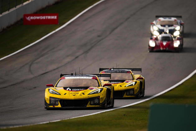 AUTO - IMSA - PETIT LE MANS 2026 03 GARCIA Antonio (esp), KIRCHHOFER Marvin (ger), SIMS Alexander (gbr), Corvette Racing by Pratt Miller Motorsports, Chevrolet Corvette Z06 GT3.R, action during the 2026 Motul Petit Le Mans, 11th round of the 2026 IMSA WeatherTech SportsCar Championship, from October 1 to 3, 2026 on the Michelin Raceway Road Atlanta in Braselton, Georgia, United States of America - BraseltonUnited States Copyright: xFabrizioxBoldonix