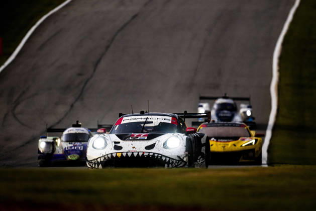 AUTO - IMSA - PETIT LE MANS 2026 77 KING Harry (gbr), PICARIELLO Alessio (bel), TANDY Nick (gbr), AO Racing, Porsche 911 GT3 R (992.2), action during the 2026 Motul Petit Le Mans, 11th round of the 2026 IMSA WeatherTech SportsCar Championship, from October 1 to 3, 2026 on the Michelin Raceway Road Atlanta in Braselton, Georgia, United States of America - BraseltonUnited States Copyright: xFabrizioxBoldonix