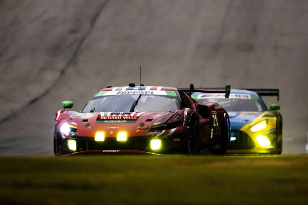 AUTO - IMSA - PETIT LE MANS 2026 21 FUOCO Antonio (ita), MANN Simon (gbr), WADOUX Lilou (fra), AF Corse, Ferrari 296 GT3 Evo, action during the 2026 Motul Petit Le Mans, 11th round of the 2026 IMSA WeatherTech SportsCar Championship, from October 1 to 3, 2026 on the Michelin Raceway Road Atlanta in Braselton, Georgia, United States of America - BraseltonUnited States Copyright: xFabrizioxBoldonix