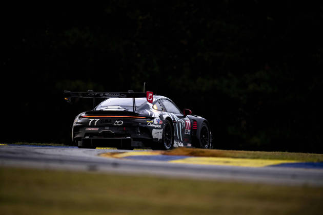 AUTO - IMSA - PETIT LE MANS 2026 77 KING Harry (gbr), PICARIELLO Alessio (bel), TANDY Nick (gbr), AO Racing, Porsche 911 GT3 R (992.2), action during the 2026 Motul Petit Le Mans, 11th round of the 2026 IMSA WeatherTech SportsCar Championship, from October 1 to 3, 2026 on the Michelin Raceway Road Atlanta in Braselton, Georgia, United States of America - BraseltonUnited States Copyright: xFabrizioxBoldonix