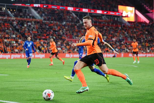 EINDHOVEN - Teun Koopmeiners of the Netherlands during the UEFA Nations League match between the Netherlands and Serbia at the Philips Stadium on October 4, 2026 in Eindhoven, the Netherlands. SONNY LENSEN ANP xVIxANPxSportx xxANPxIVx 571519872 originalFilename: 571519872