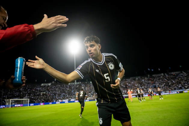 Aleksandar Pavlovic seen during UEFA Nations League Division A game between National Teams of Greece and Germany (Jacek Prondzynski Ball Raw Images) Thessaloniki Greece, Thessaloniki Greece Copyright: xJacekxProndzynskix jacekprondzynski_greecegermany_2627_047