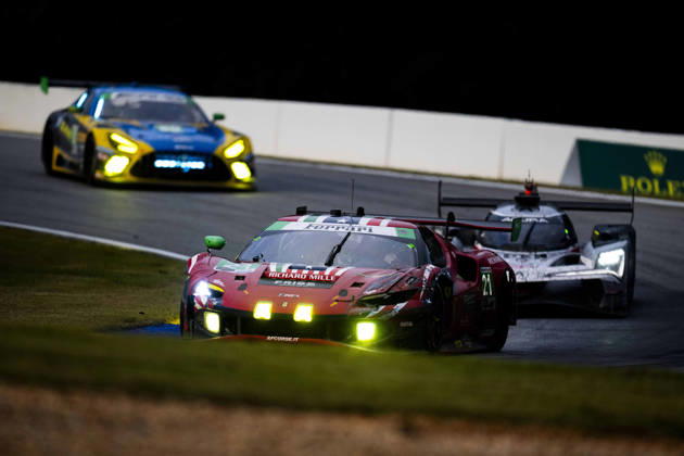 AUTO - IMSA - PETIT LE MANS 2026 21 FUOCO Antonio (ita), MANN Simon (gbr), WADOUX Lilou (fra), AF Corse, Ferrari 296 GT3 Evo, action during the 2026 Motul Petit Le Mans, 11th round of the 2026 IMSA WeatherTech SportsCar Championship, from October 1 to 3, 2026 on the Michelin Raceway Road Atlanta in Braselton, Georgia, United States of America - BraseltonUnited States  Copyright: xFabrizioxBoldonix