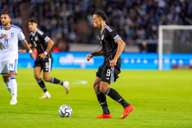 Derry Scherhant Germany, Germany, 09 Greece vs. Germany, Soccer, UEFA Nations League, Matchday 4, 2026–2027 Season, October 4, 2026 Greece vs. Germany, Soccer, UEFA Nations League, Matchday 4, 2026–2027 Season, October 4, 2026 Thessaloniki Copyright: xEibner-Pressefoto J.xDerondeaux EP_JDU