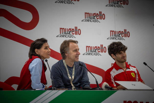 MOTORSPORTS - Classic Cars - ITALIAN HISTORIC GRAND PRIX Photo by IPA ABACAPRESS.COM89306365 - LUCA BADOER & ANTONIO GIOVINAZZI Historic Italian Grand Prix, Mugello (FI), October 2–4, 2026. Barberino del Mugello Italy  Copyright: xIPAxSport ABACAx