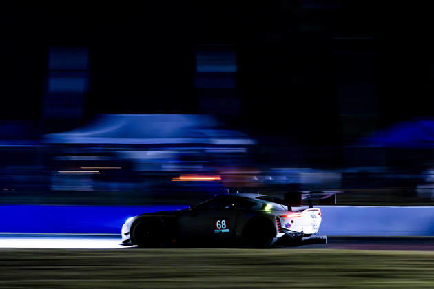 AUTO - IMSA - PETIT LE MANS 2026 68 HASSE CLOT Valentin (fra), SORENSEN Marco (dnk), DRUDI Mattia (ita), Car Blanche, Aston Martin Vantage GT3 Evo, action during the 2026 Motul Petit Le Mans, 11th round of the 2026 IMSA WeatherTech SportsCar Championship, from October 1 to 3, 2026 on the Michelin Raceway Road Atlanta in Braselton, Georgia, United States of America - BraseltonUnited States Copyright: xFabrizioxBoldonix